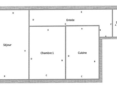 APPARTEMENT T2 A LOUER - AIX LES BAINS Centre Ville-Nord - 52.08 m2 - 600�&euro; charges comprises par mois