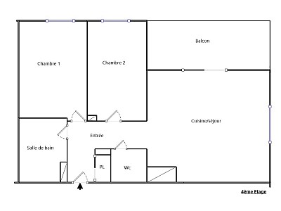 APPARTEMENT T3 A LOUER - SATHONAY CAMP - 59.53 m2 - 891 &euro; charges comprises par mois
