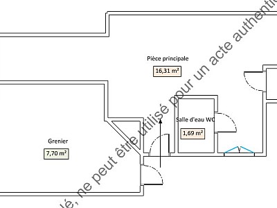 STUDIO A LOUER - LYON 1ER ARRONDISSEMENT Capucins-Griffon - 18 m2 - 490€ charges comprises par mois