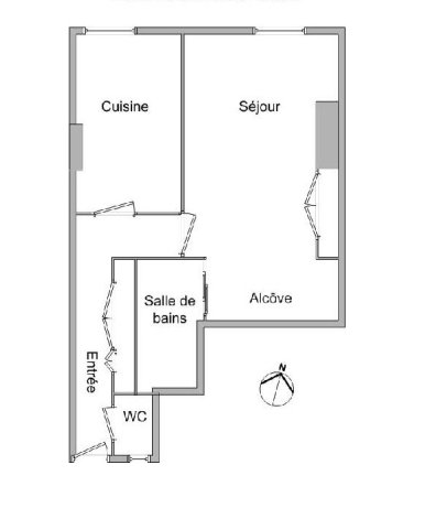 STUDIO A LOUER - LYON 1ER ARRONDISSEMENT Normale-Chartreux - 44.38 m2 - 669 &euro; charges comprises par mois