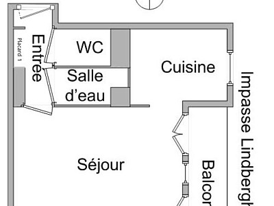 STUDIO A LOUER - LYON 3EME ARRONDISSEMENT Monchat-Bonnand - 27.39 m2 - 565 &euro; charges comprises par mois