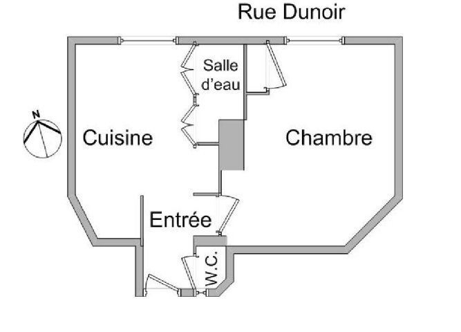 STUDIO A LOUER - LYON 3EME ARRONDISSEMENT Bonnel-Servient - 22.31 m2 - 562,86 &euro; charges comprises par mois