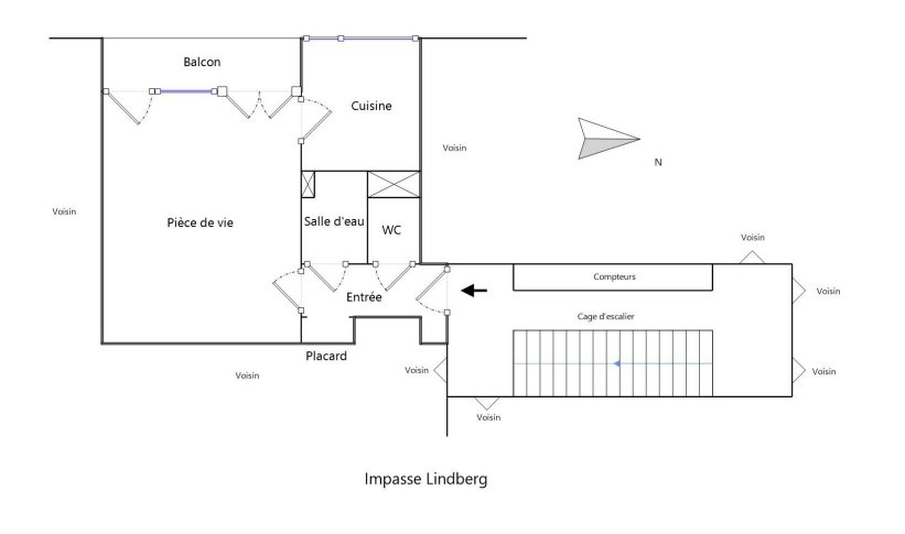 STUDIO A LOUER - LYON 3EME ARRONDISSEMENT Monchat-Bonnand - 26.84 m2 - 488 &euro; charges comprises par mois