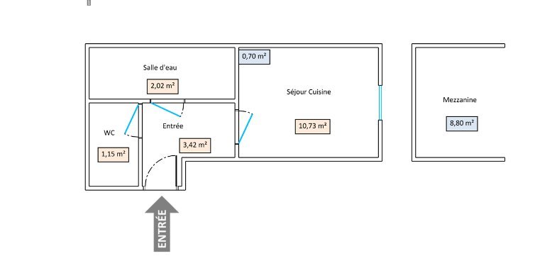 STUDIO A LOUER - LYON 6EME ARRONDISSEMENT Marechal Lyautey - 17.32 m2 - 518�&euro; charges comprises par mois