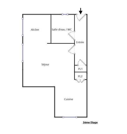 STUDIO A LOUER - LYON 6EME ARRONDISSEMENT Moliere - 28.16 m2 - 650 &euro; charges comprises par mois