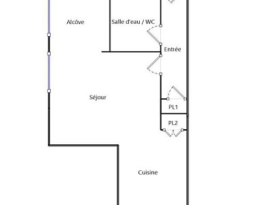 STUDIO A LOUER - LYON 6EME ARRONDISSEMENT Moliere - 28.16 m2 - 650 &euro; charges comprises par mois