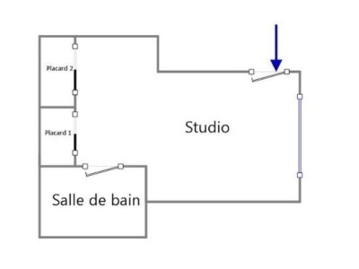 APPARTEMENT T1 A LOUER - LYON 1ER ARRONDISSEMENT - 17,62 m2 - 419,83 € charges comprises par mois