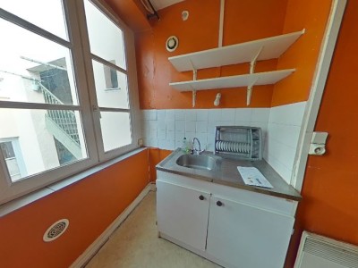 APPARTEMENT T1 A LOUER - LYON 2EME ARRONDISSEMENT - 25,37 m2 - 466 € charges comprises par mois