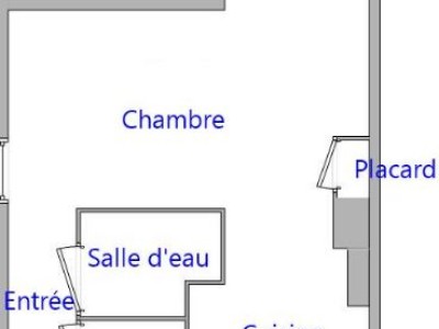 APPARTEMENT T1 A LOUER - LYON 2EME ARRONDISSEMENT - 25,37 m2 - 466 € charges comprises par mois
