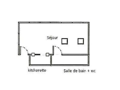APPARTEMENT T1 A LOUER - LYON 6EME ARRONDISSEMENT - 19,26 m2 - 486,02 € charges comprises par mois