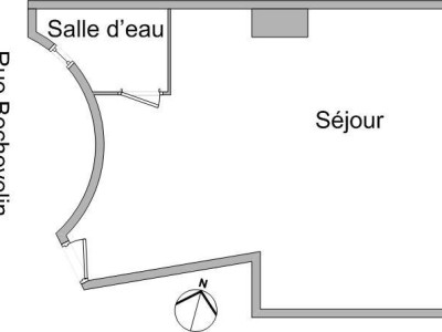 APPARTEMENT T1 A LOUER - LYON 7EME ARRONDISSEMENT GUILLOTIERE - 31,05 m2 - 450 € charges comprises par mois