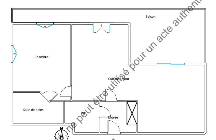 APPARTEMENT T2 A LOUER - CURIS AU MONT D OR - 46.37 m2 - 850 &euro; charges comprises par mois