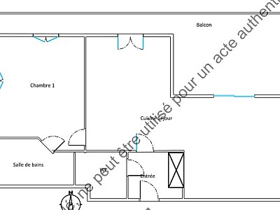 APPARTEMENT T2 A LOUER - CURIS AU MONT D OR - 46.37 m2 - 850 € charges comprises par mois