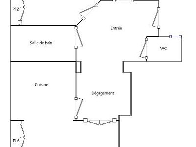 APPARTEMENT T2 A LOUER - LYON 2EME ARRONDISSEMENT Ampere-Ainay - 85.71 m2 - 1 536 € charges comprises par mois