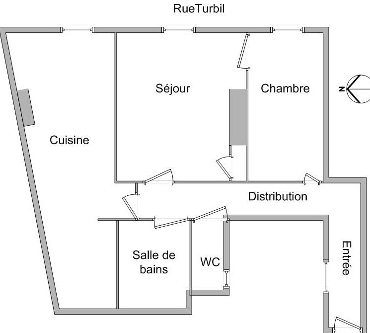 APPARTEMENT T2 A LOUER - LYON 3EME ARRONDISSEMENT Paul Bert-Maisons Neuves - 47.62 m2 - 673�&euro; charges comprises par mois