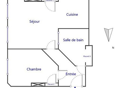 APPARTEMENT T2 A LOUER - LYON 3EME ARRONDISSEMENT Bonnel-Servient - 37.93 m2 - 778,71 € charges comprises par mois