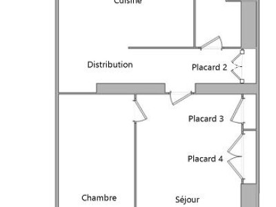 APPARTEMENT T2 A LOUER - LYON 5EME ARRONDISSEMENT - 66,86 m2 - 928 € charges comprises par mois