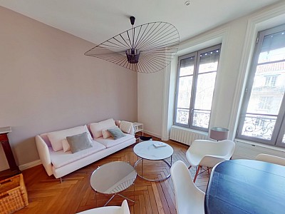 APPARTEMENT T2 A LOUER - LYON 6EME ARRONDISSEMENT Bossuet Ney - 44.78 m2 - 1050€ charges comprises par mois