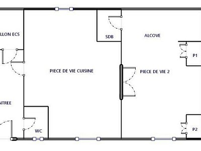APPARTEMENT T2 A LOUER - LYON 6EME ARRONDISSEMENT Edgard Quinet - 51.61 m2 - 824 € charges comprises par mois