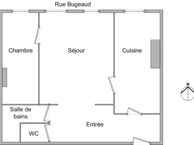 APPARTEMENT T2 A LOUER - LYON 6EME ARRONDISSEMENT - 55,52 m2 - 783 € charges comprises par mois
