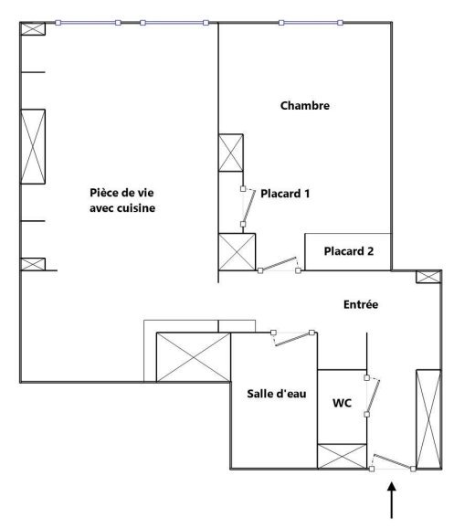 APPARTEMENT T2 A LOUER - LYON 7EME ARRONDISSEMENT Pasteur - 52.41 m2 - 902 &euro; charges comprises par mois