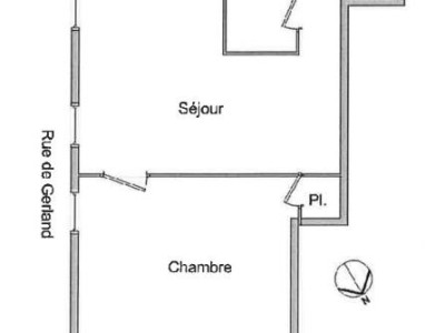 APPARTEMENT T2 A LOUER - LYON 7EME ARRONDISSEMENT - 44,8 m2 - 602 € charges comprises par mois
