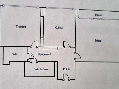 APPARTEMENT T2 A LOUER - VILLEURBANNE Gratte-Ciel-Est - 59.7 m2 - 940€ charges comprises par mois