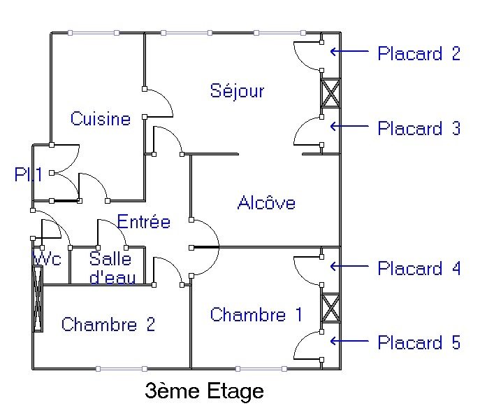 APPARTEMENT T3 A LOUER - LYON 2EME ARRONDISSEMENT Rambaud-Seguin - 71.37 m2 - 1 017 &euro; charges comprises par mois