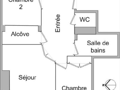APPARTEMENT T3 A LOUER - LYON 2EME ARRONDISSEMENT - 68,41 m2 - 965 € charges comprises par mois