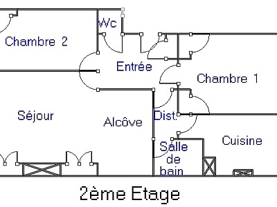 APPARTEMENT T3 A LOUER - LYON 2EME ARRONDISSEMENT - 71.04 m2 - 1040 € charges comprises par mois