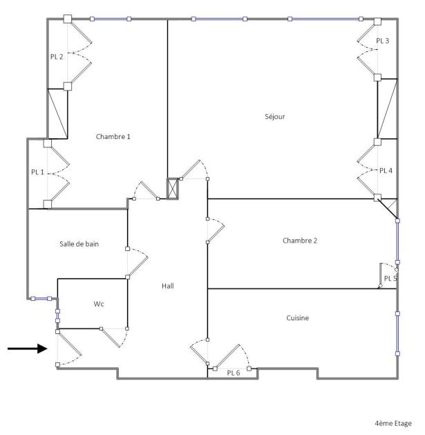 APPARTEMENT T3 A LOUER - LYON 3EME ARRONDISSEMENT Jussieu - 83.8 m2 - 1 360 &euro; charges comprises par mois
