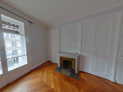APPARTEMENT T3 A LOUER - LYON 6EME ARRONDISSEMENT Edgard Quinet - 74.82 m2 - 1117€ charges comprises par mois