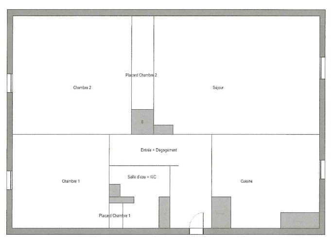 APPARTEMENT T3 A LOUER - LYON 7EME ARRONDISSEMENT Le Rhone - 50.5 m2 - 785 &euro; charges comprises par mois