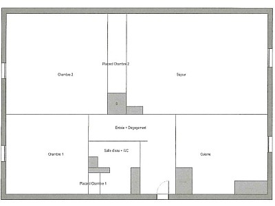 APPARTEMENT T3 A LOUER - LYON 7EME ARRONDISSEMENT Le Rhone - 50.5 m2 - 785 € charges comprises par mois
