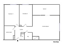 APPARTEMENT T3 A LOUER - SATHONAY CAMP - 59.53 m2 - 891 € charges comprises par mois