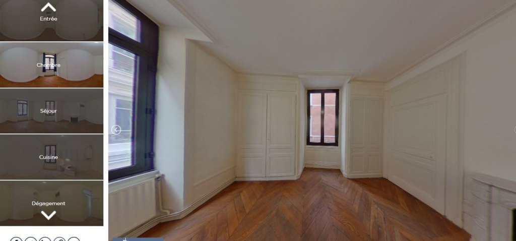 APPARTEMENT T4 A LOUER - LYON 2EME ARRONDISSEMENT Bellecour-a Gourjus - 79.35 m2 - 1�098�&euro; charges comprises par mois