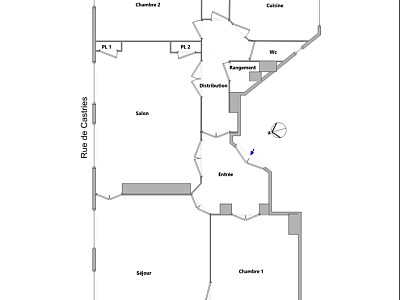 APPARTEMENT T4 A LOUER - LYON 2EME ARRONDISSEMENT Vaubecour-Mairie - 144.17 m2 - 2 110 € charges comprises par mois