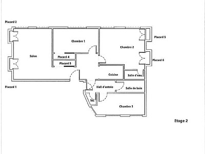 APPARTEMENT T4 A LOUER - LYON 6EME ARRONDISSEMENT Puvis de Chavannes - 114.34 m2 - 1 950 € charges comprises par mois