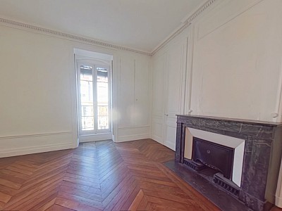 APPARTEMENT T4 A LOUER - LYON 6EME ARRONDISSEMENT Puvis de Chavannes - 91.29 m2 - 1 095 € charges comprises par mois