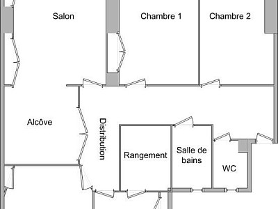 APPARTEMENT T4 A LOUER - LYON 7EME ARRONDISSEMENT Mairie - 110.27 m2 - 1390€ charges comprises par mois