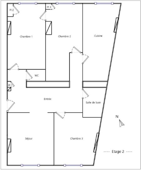 APPARTEMENT T4 A LOUER - LYON 7EME ARRONDISSEMENT Stalingrad - 107.54 m2 - 1 590 &euro; charges comprises par mois