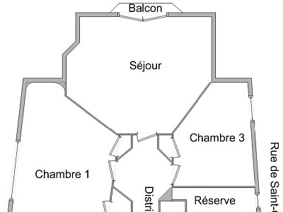 APPARTEMENT T4 - LYON 9EME ARRONDISSEMENT - 88,43 m2 - LOUÉ