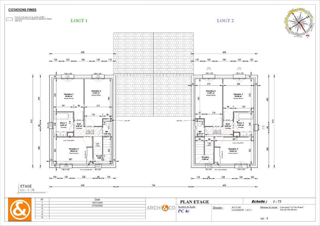 APPARTEMENT T4 A LOUER - MENTHONNEX EN BORNES - 88.18 m2 - 1�300�&euro; charges comprises par mois