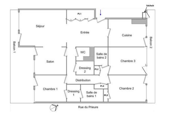 APPARTEMENT T5 A LOUER - ECULLY Valvert - 121.49 m2 - 2 030 &euro; charges comprises par mois