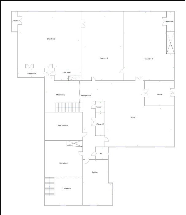APPARTEMENT T5 A LOUER - LYON 2EME ARRONDISSEMENT Gailleton-A. Comte - 137.56 m2 - 2�080�&euro; charges comprises par mois
