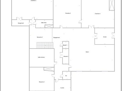 APPARTEMENT T5 A LOUER - LYON 2EME ARRONDISSEMENT Gailleton-A. Comte - 137.56 m2 - 2 080 &euro; charges comprises par mois