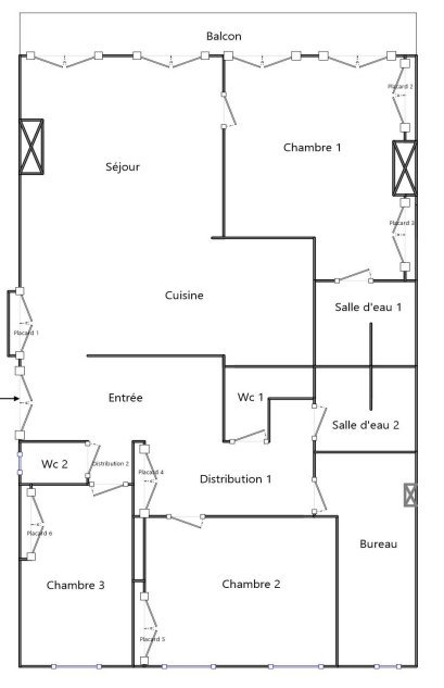 APPARTEMENT T5 A LOUER - LYON 6EME ARRONDISSEMENT Saxe-Bossuet - 122.67 m2 - 2 419,99 &euro; charges comprises par mois