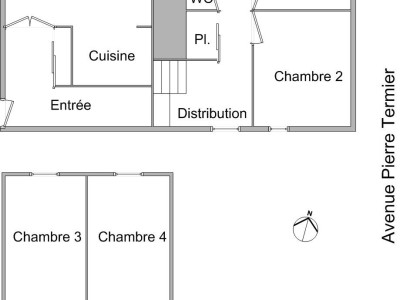 APPARTEMENT T5 A LOUER - LYON 9EME ARRONDISSEMENT - 95,7 m2 - 1090 € charges comprises par mois