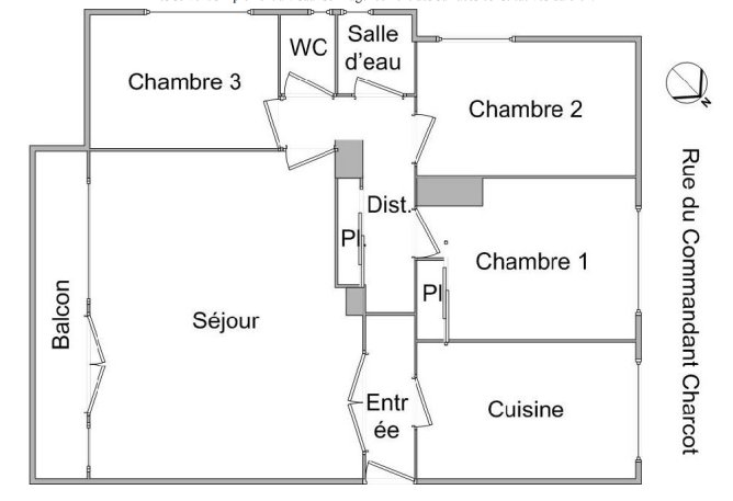 APPARTEMENT T5 A LOUER - STE FOY LES LYON Les-Provinces - 80.63 m2 - 1 200 &euro; charges comprises par mois