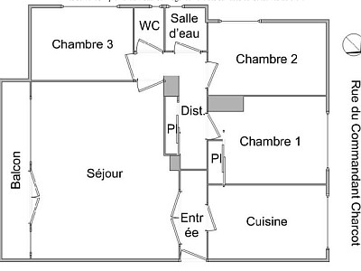 APPARTEMENT T5 A LOUER - STE FOY LES LYON Les-Provinces - 80.63 m2 - 1 200 € charges comprises par mois